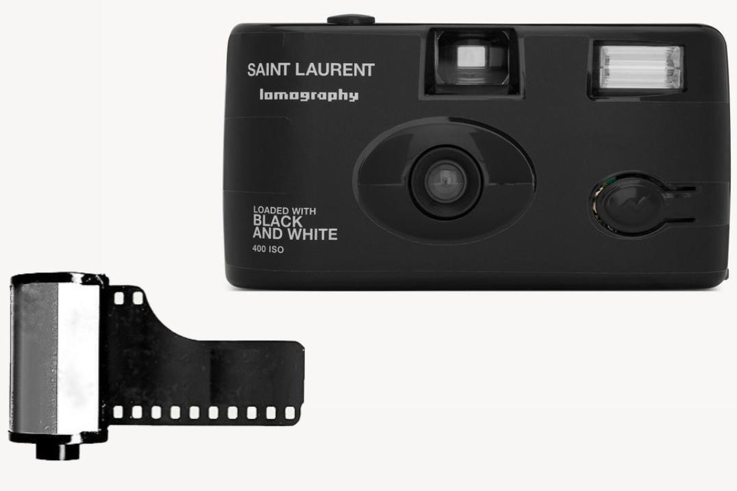 i103998376-1dbcf2b5dd62680a28e0781fefd58da8-1745010083298 Плівкова фотокамера Yves Saint Laurent Lomography Reloadable Camera Original YSL Retro + Плівка 27 кадрів Чорно - Біла плівковий фотоапарат + Плівка (607886YCL081000)