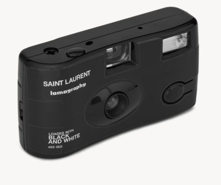 Плівкова фотокамера Yves Saint Laurent Lomography Reloadable Camera Original YSL Retro + Плівка 27 кадрів Чорно - Біла плівковий фотоапарат + Плівка (607886YCL081000)