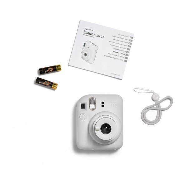 Набір Fujifilm INSTAX Mini 12 Clay White Білий Фотокамера миттєвого друку / Фотопапір 10 фото /  Альбом 108 фото