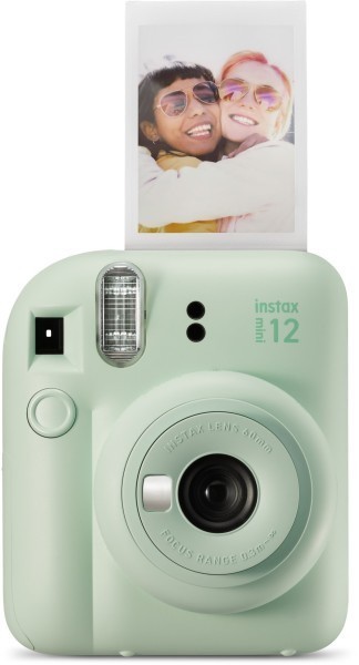 Набір Fujifilm INSTAX Mini 12 Mint Green Зелений Фотокамера миттєвого друку / Фотопапір 10 фото / Чохол прозорий / Альбом 64 фото