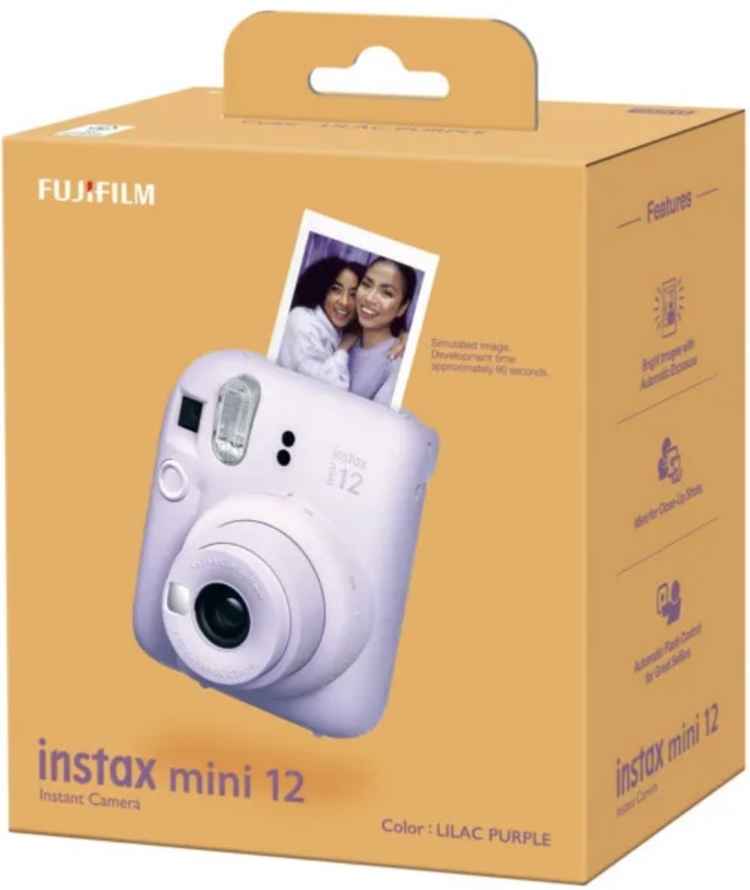 Набір Fujifilm INSTAX Mini 12 Lilac Purple Фіолетовий Фотокамера миттєвого друку / Фотопапір 10 фото / Альбом 108 фото