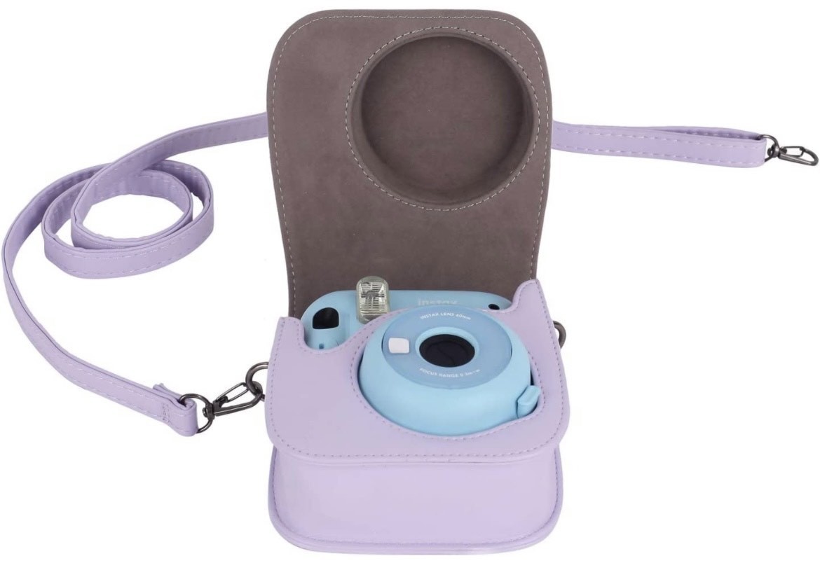 Набір Fujifilm INSTAX Mini 12 Lilac Purple Фіолетовий Фотокамера миттєвого друку / Фотопапір 10 фото / Чохол / Альбом серце 64 фото