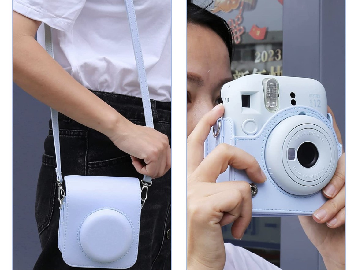 Набір Fujifilm INSTAX Mini 12 Pastel Blue Блакитний Фотокамера миттєвого друку / Фотопапір 10 фото / Чохол / Альбом 64 фото