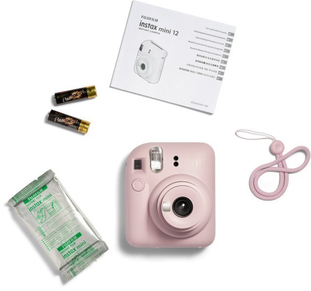 Набір Fujifilm INSTAX Mini 12 Blossom Pink Рожевий Фотокамера миттєвого друку / Фотопапір 20 фото / Чохол / Альбом 108 фото
