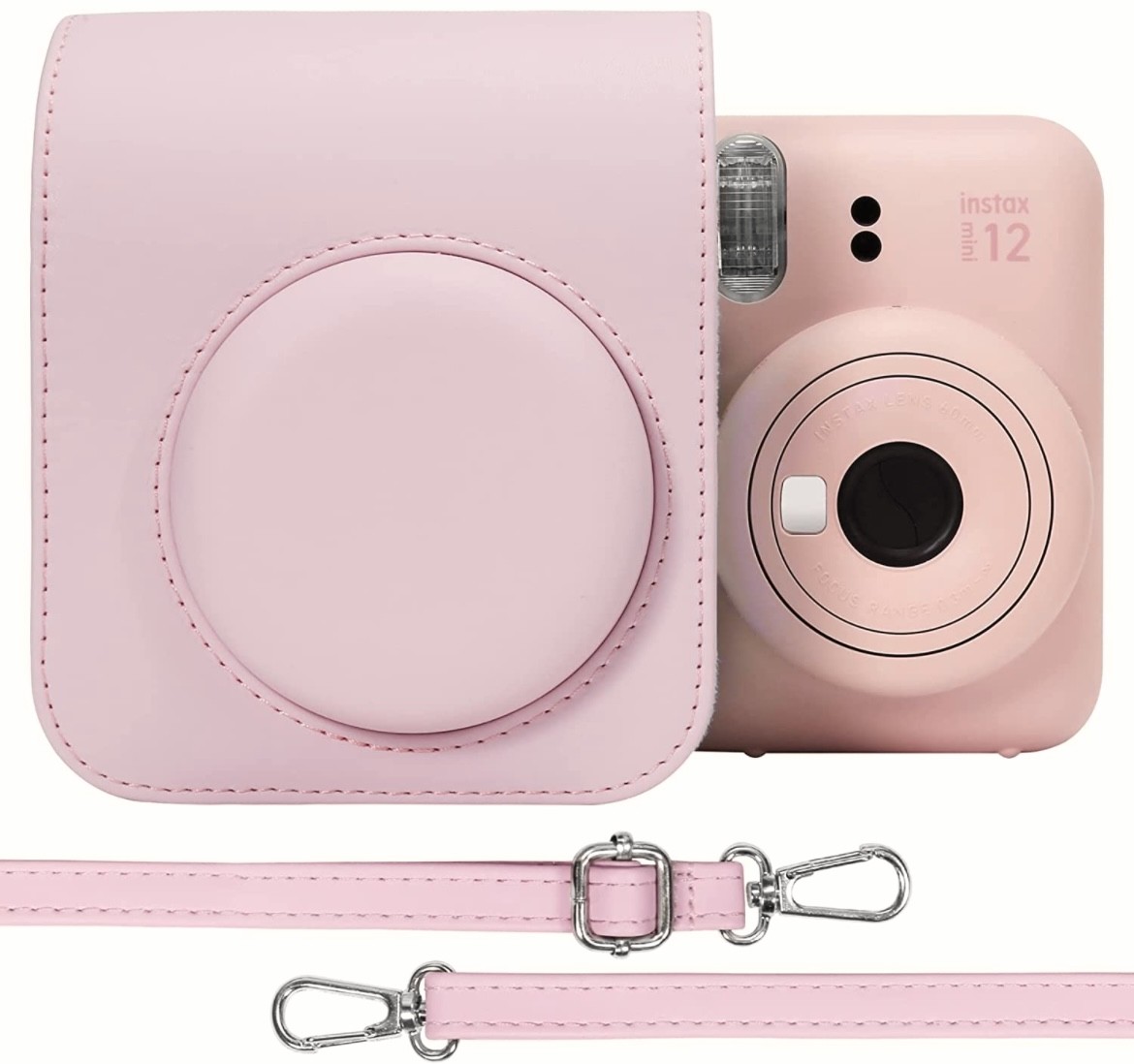 Набір Fujifilm INSTAX Mini 12 Blossom Pink Рожевий Фотокамера миттєвого друку / Фотопапір 20 фото / Чохол / Альбом 108 фото