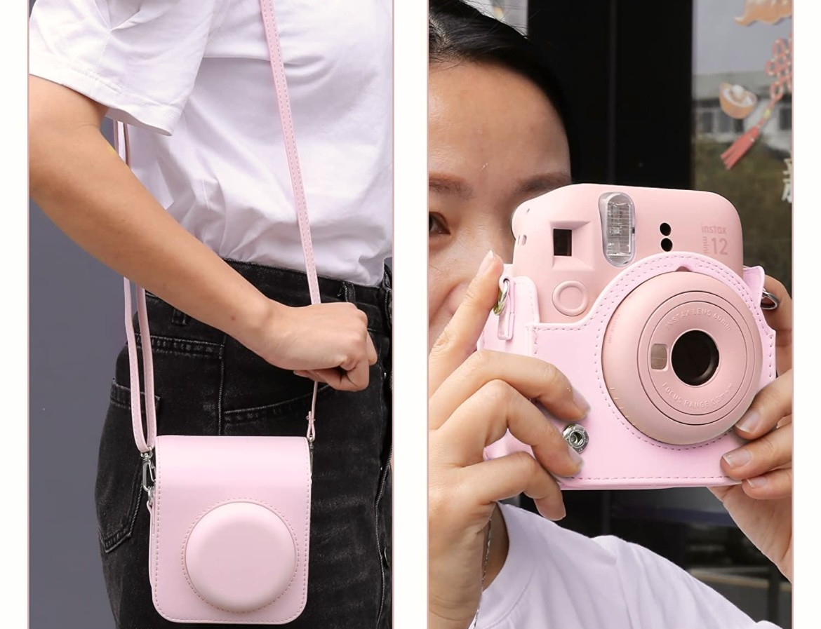 Набір Fujifilm INSTAX Mini 12 Blossom Pink Рожевий Фотокамера миттєвого друку / Фотопапір 20 фото / Чохол / Альбом 108 фото
