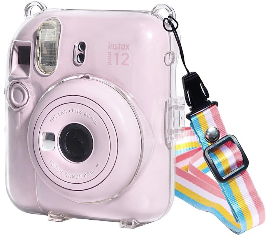 Набір Fujifilm INSTAX Mini 12 Blossom Pink Рожевий Фотокамера миттєвого друку / Фотопапір 10 фото / Чохол прозорий / Альбом 64 фото