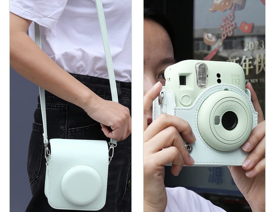Набір Fujifilm INSTAX Mini 12 Mint Green Зелений Фотокамера миттєвого друку / Фотопапір 10 фото / Чохол / Альбом 64 фото