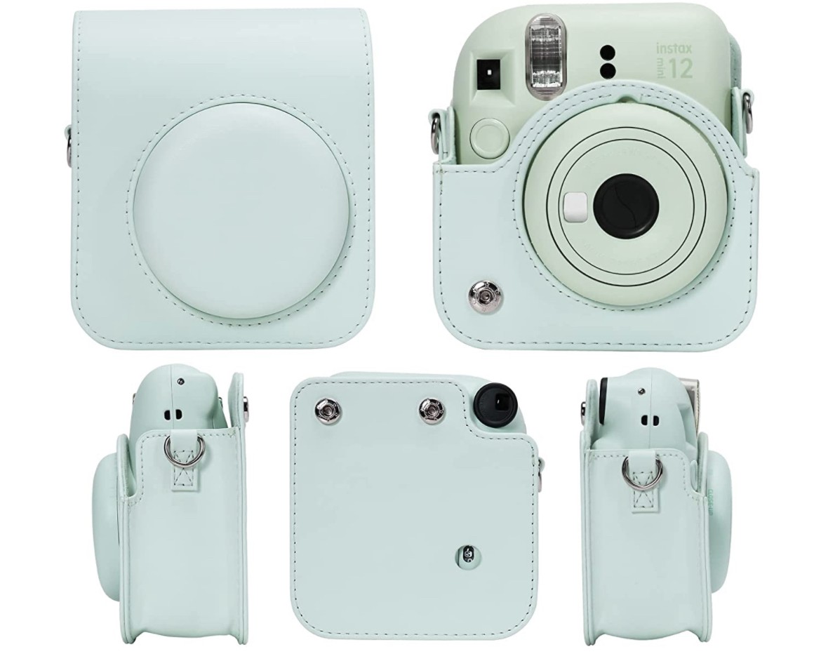 Набір Fujifilm INSTAX Mini 12 Mint Green зелений Фотокамера миттєвого друку / Фотопапір 40 фото / Чохол / Ремінець / Альбом 64 фото