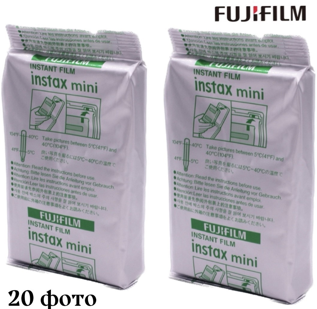 Набір Fujifilm INSTAX Mini 12 Mint Green зелений Фотокамера миттєвого друку / Фотопапір 20 фото / Чохол / Альбом 64 фото