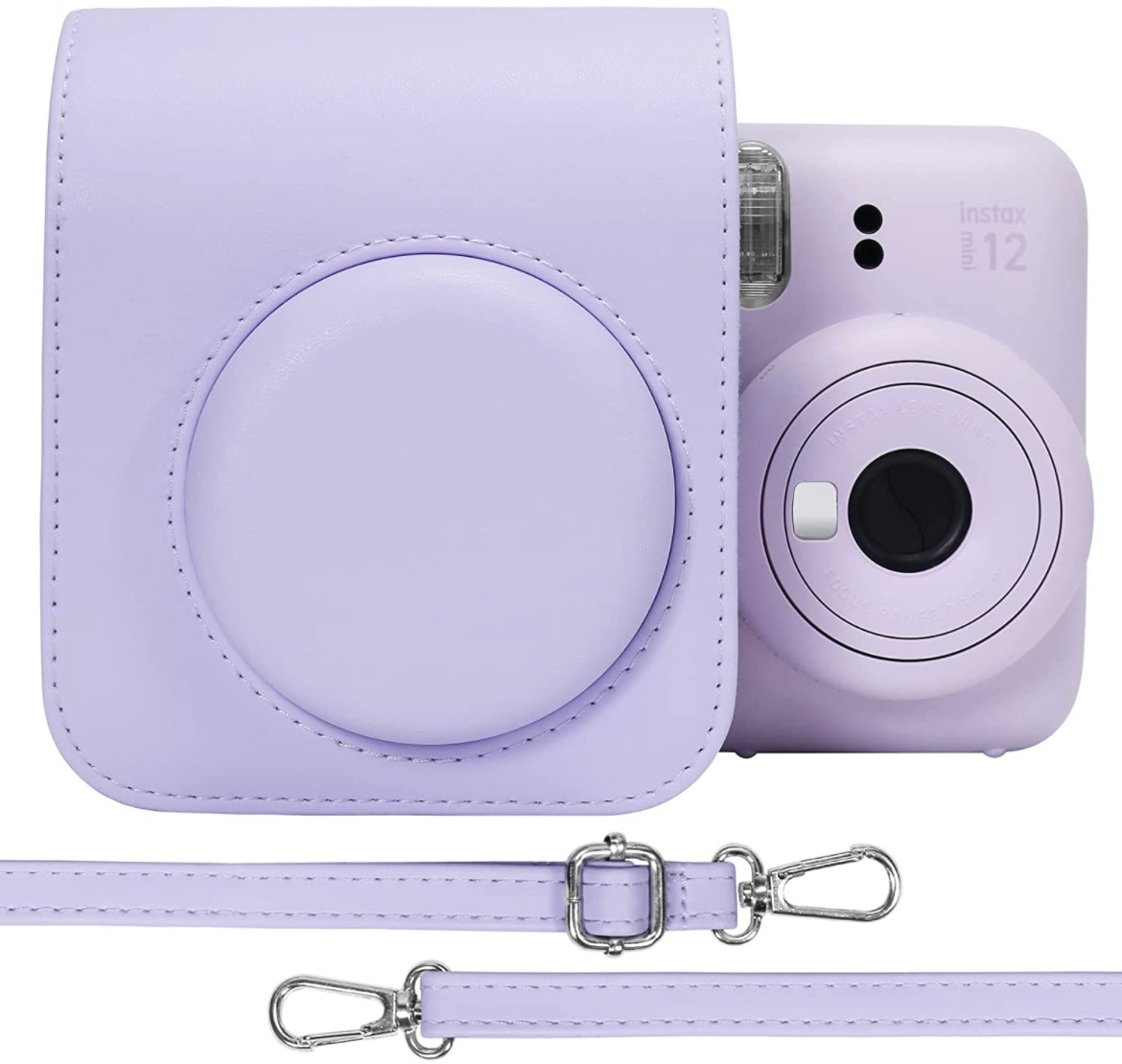 Набір Fujifilm INSTAX Mini 12 Lilac Purple Фіолетовий Фотокамера миттєвого друку / Фотопапір 20 фото / Чохол / Альбом 64 фото