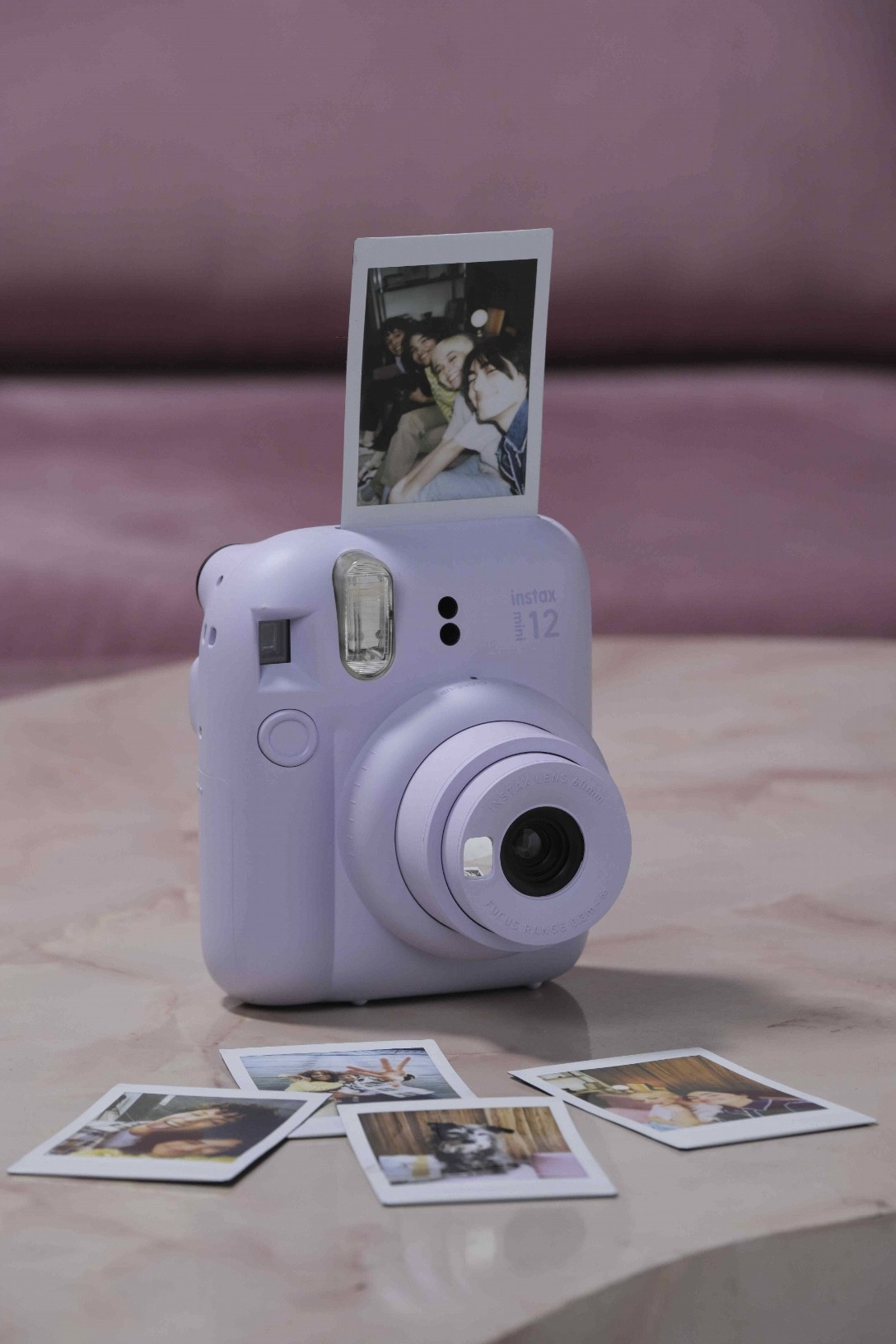 Набір Fujifilm INSTAX Mini 12 Lilac Purple Фіолетовий Фотокамера миттєвого друку / Фотопапір 100 фото / Чохол / Альбом 64 фото