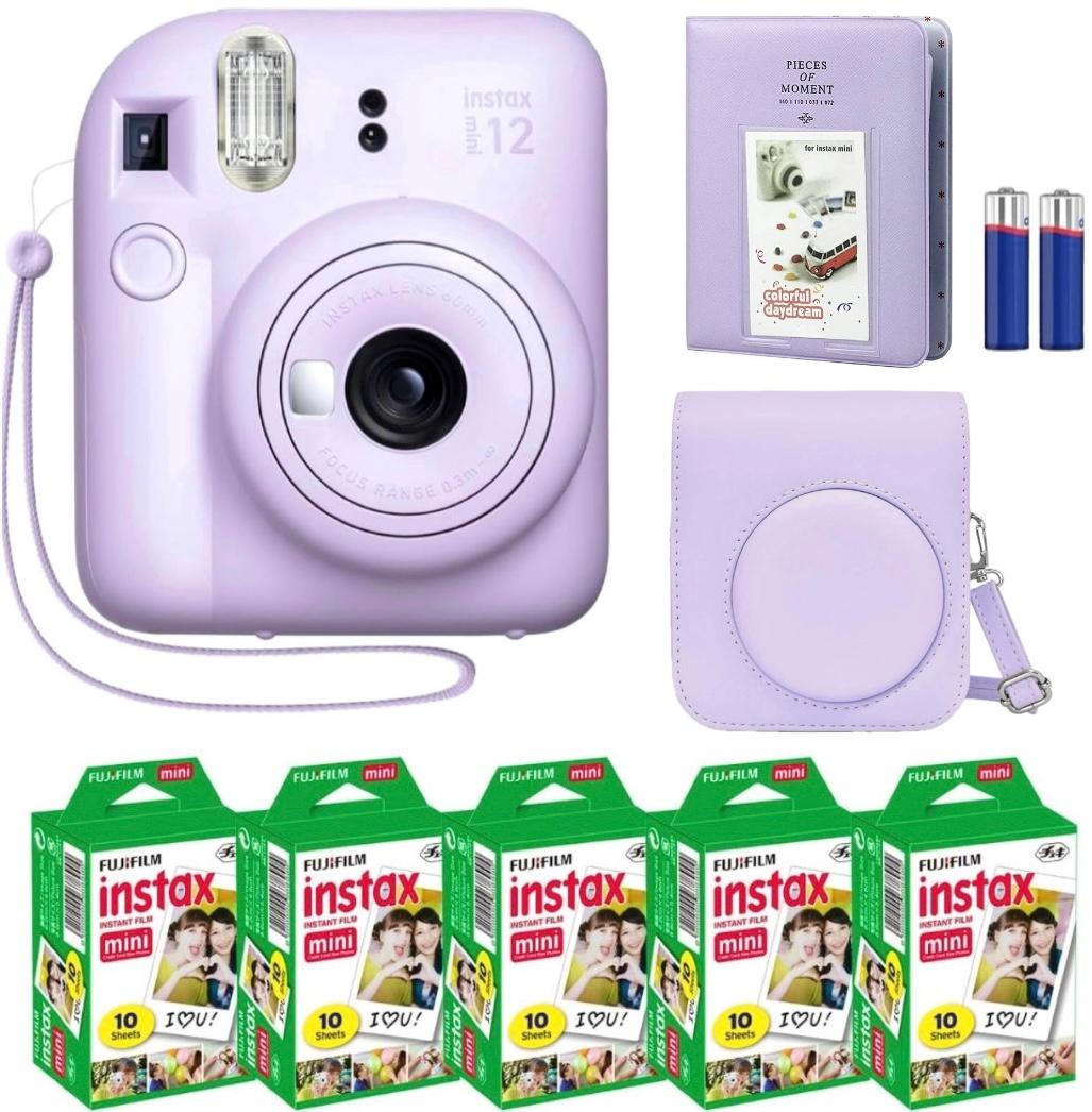 i71435929-5213e7c78f9ea64bb6457a4563bbbb99-1734653875962 Набір Fujifilm INSTAX Mini 12 Lilac Purple Фіолетовий Фотокамера миттєвого друку / Фотопапір 50 фото / Чохол / Альбом 64 фото