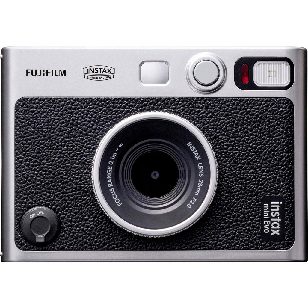 Набір Fujifilm INSTAX MINI EVO Hybrid Black Чорна Фотокамера миттєвого друку / Фотопапір 10 фото / Чохол прозорий