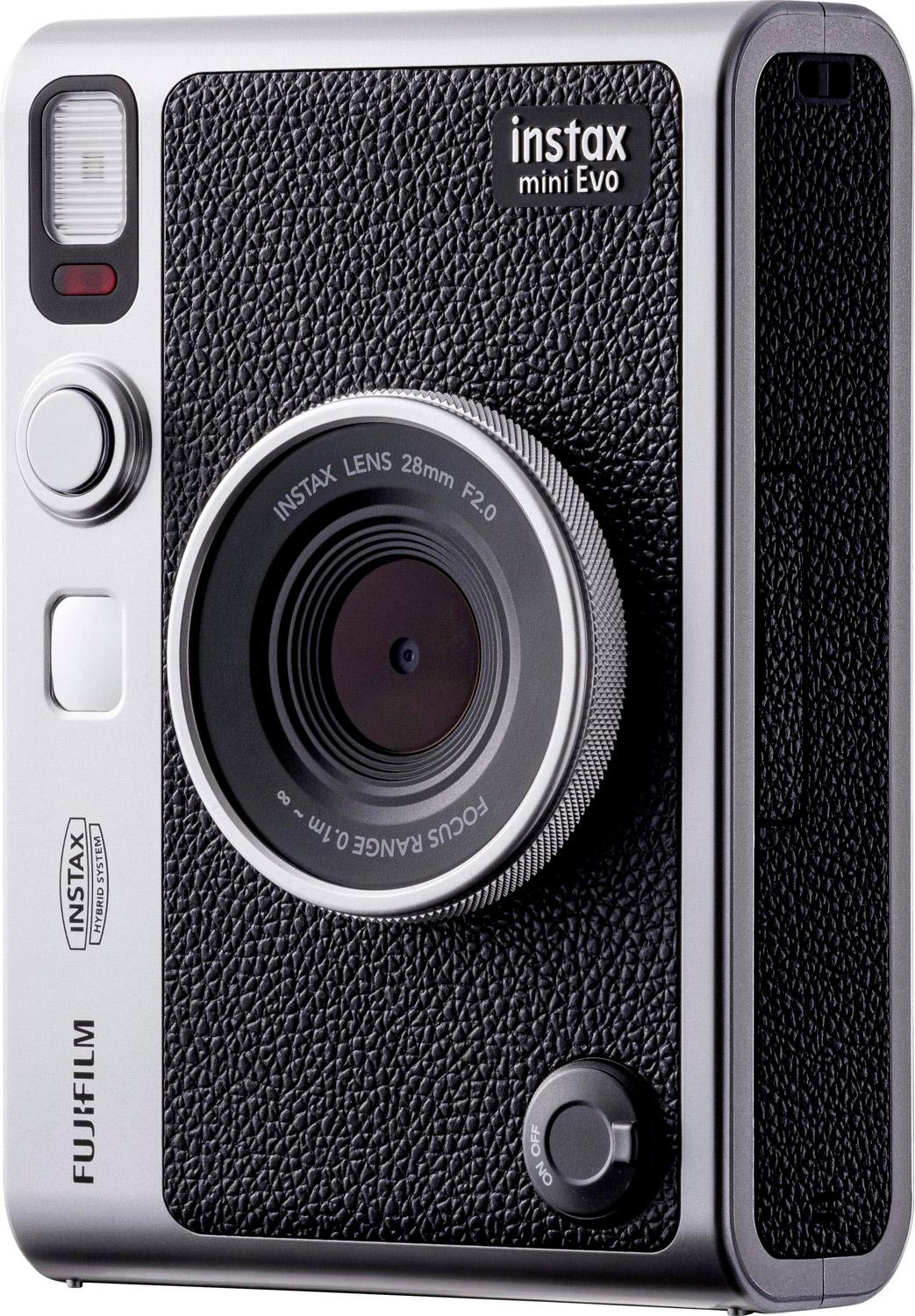 Набір Fujifilm INSTAX MINI EVO Hybrid Black Чорна Фотокамера миттєвого друку / Фотопапір 10 фото / Чохол прозорий