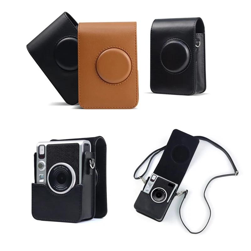 Набір Fujifilm INSTAX MINI EVO Hybrid Black Чорна Фотокамера миттєвого друку / Фотопапір 10 фото / Чохол чорний / Альбом 64 фото