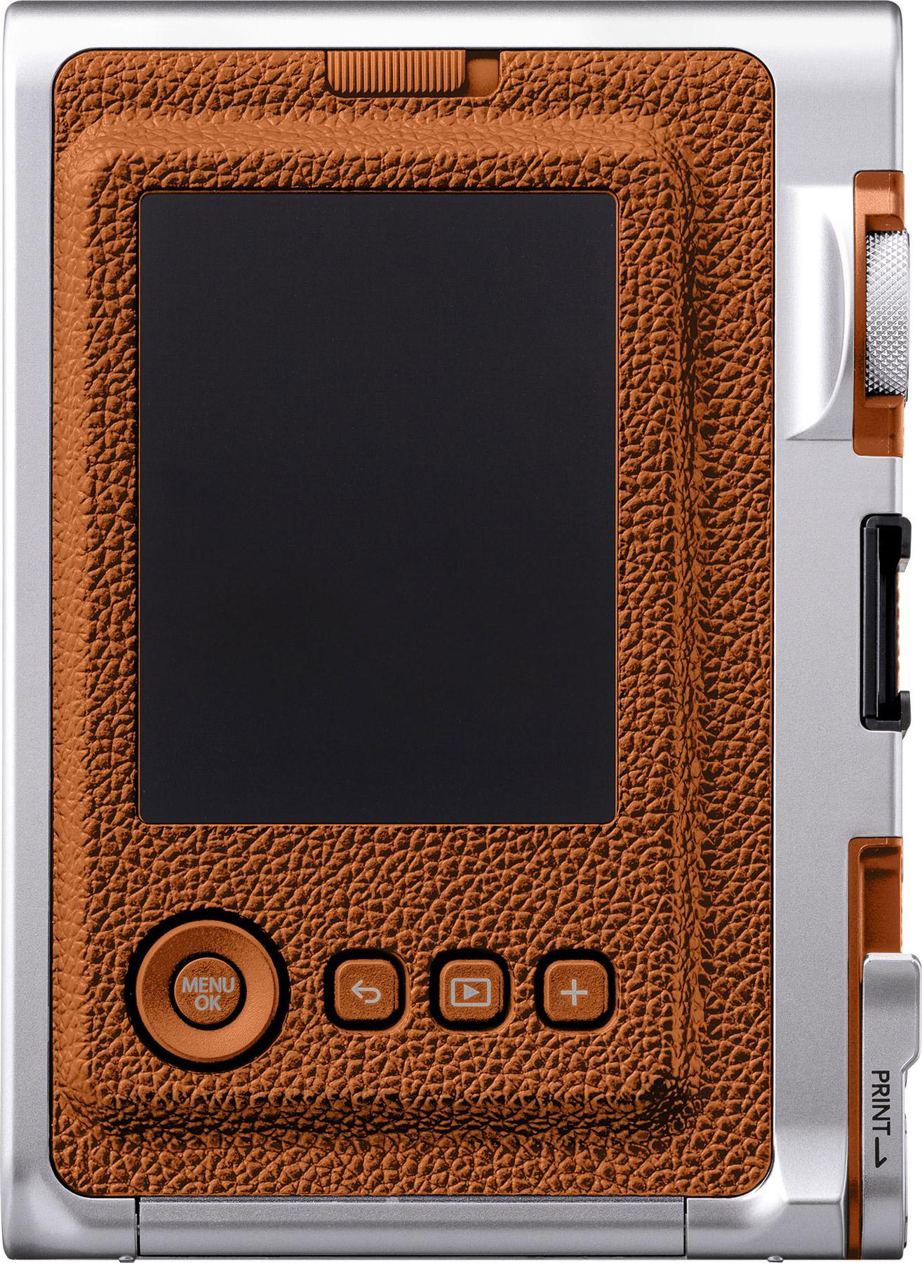 Фотокамера Fujifilm INSTAX MINI EVO Hybrid Brown Коричнева Фотоапарат миттєвого друку + принтер