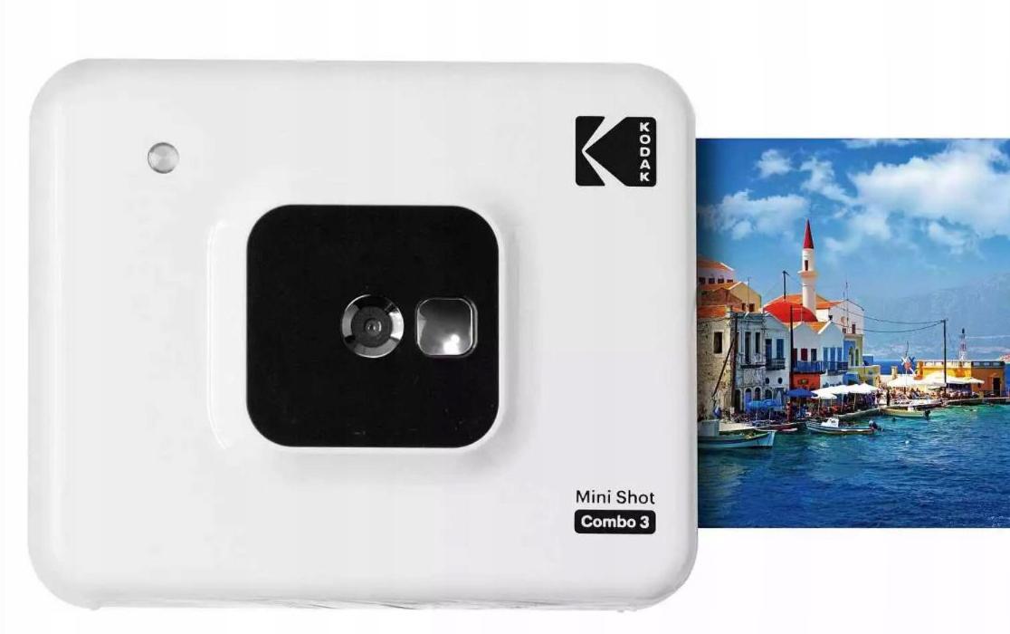 i78135289-9cd63d4a2acdc2c40a46536a91add3ff-1708099689470 Фотокамера миттєвого друку KODAK Mini Shot Combo 3 White + 8 фото (c300w)