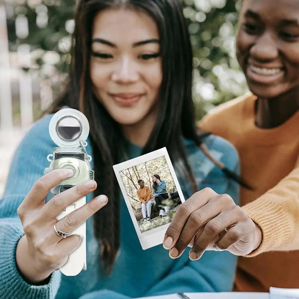 Набір Фотокамера цифрова Fujifilm Instax Pal Milky White / прозорий чохол; камера для принтера Link, Liplay, Evo