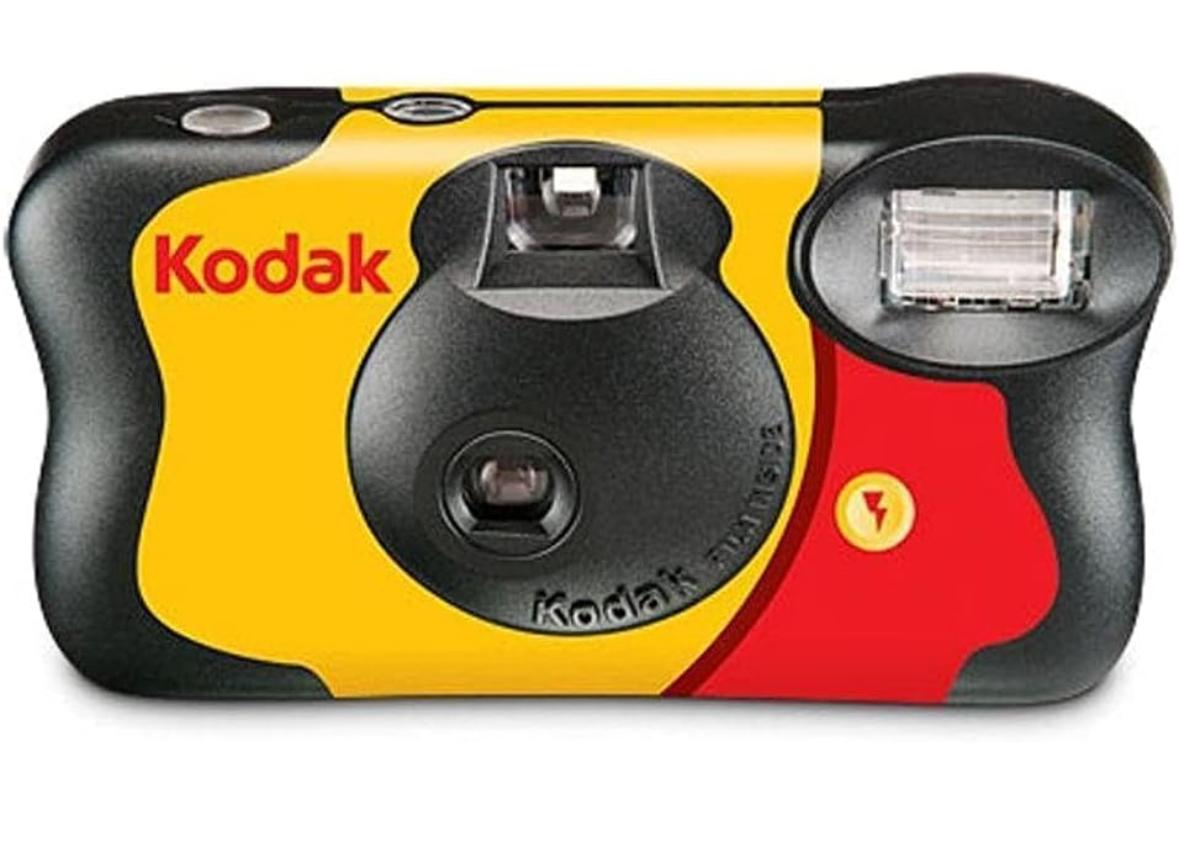 Одноразова плівкова фотокамера Kodak FunSaver на 27 кадрів MAX 800 зі спалахом (фотоплівка+батарейка)