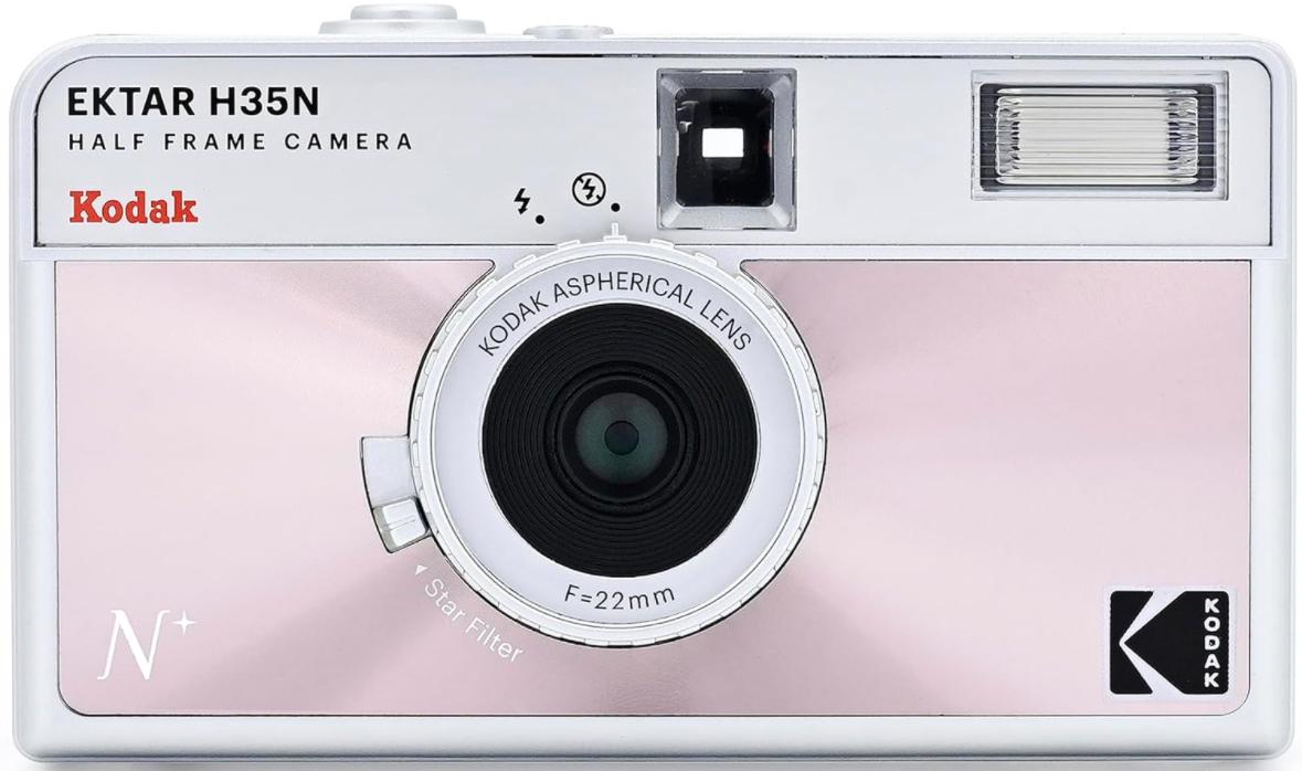 i85349816-56dfb8975812002e98048391416163d2-1717708782709 Плівковий фотоапарат Kodak Ektar H35N Half Frame Camera Glazed Pink H 35 N рожевий