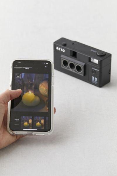 Плівковий фотоапарат RETO Reto 3D Film Camera - Reto Lenticular 3D Effect Boomerang Wigglegram Camera Classic Black Retospekt Edition