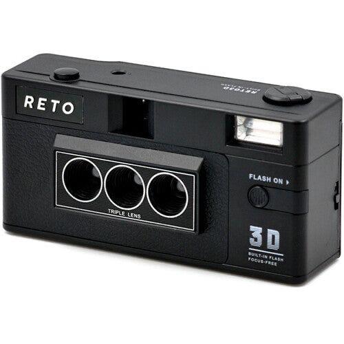 Плівковий фотоапарат RETO Reto 3D Film Camera - Reto Lenticular 3D Effect Boomerang Wigglegram Camera Classic Black Retospekt Edition