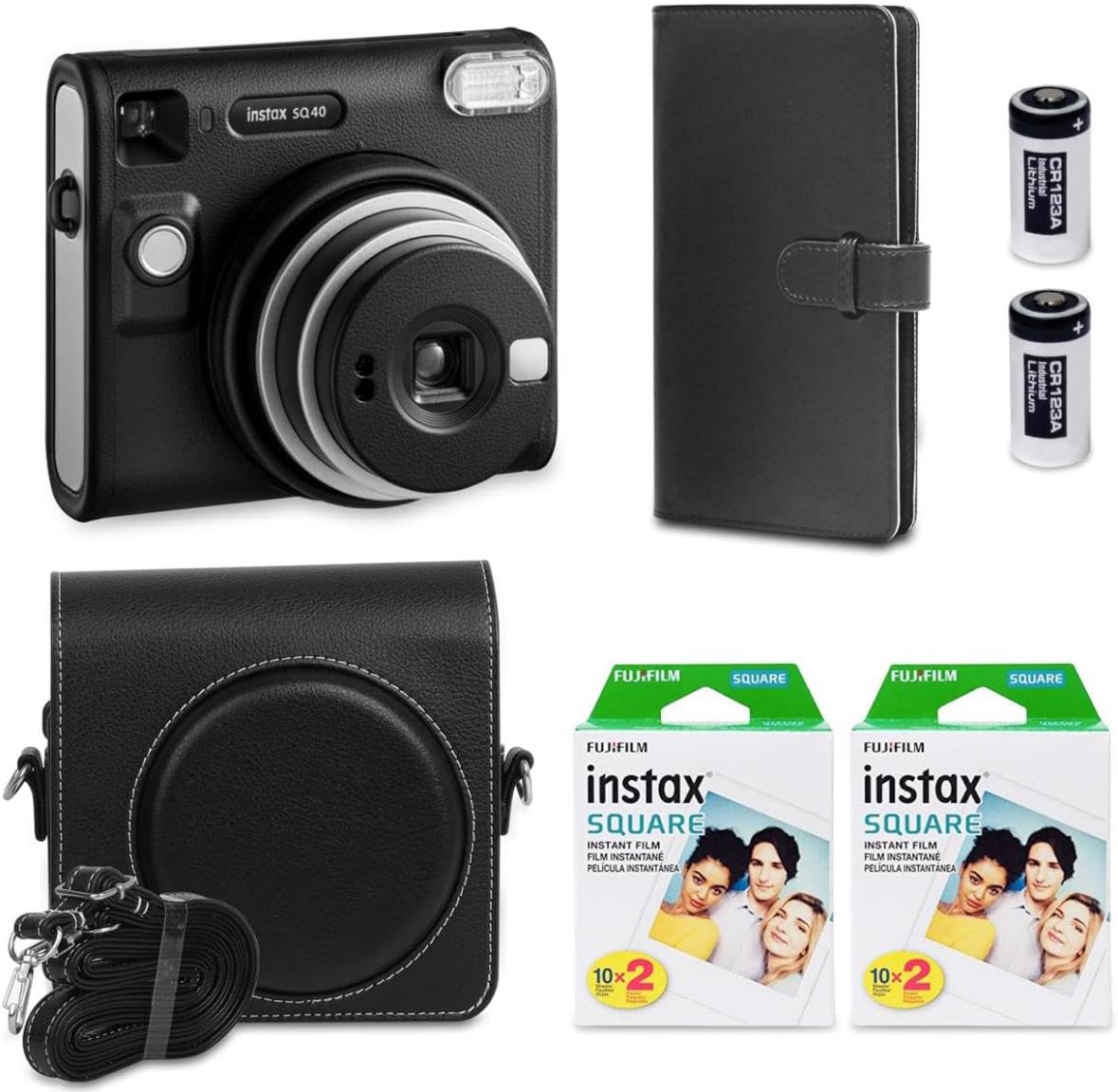i87944731-17978d8b307ca1d2fd69c7e46d891c30-1722859640745 Набір Fujifilm Instax Square SQ 40 Фотокамера миттєвого друку / Фотопапір 40 фото / Чохол чорний / Альбом 80 фото