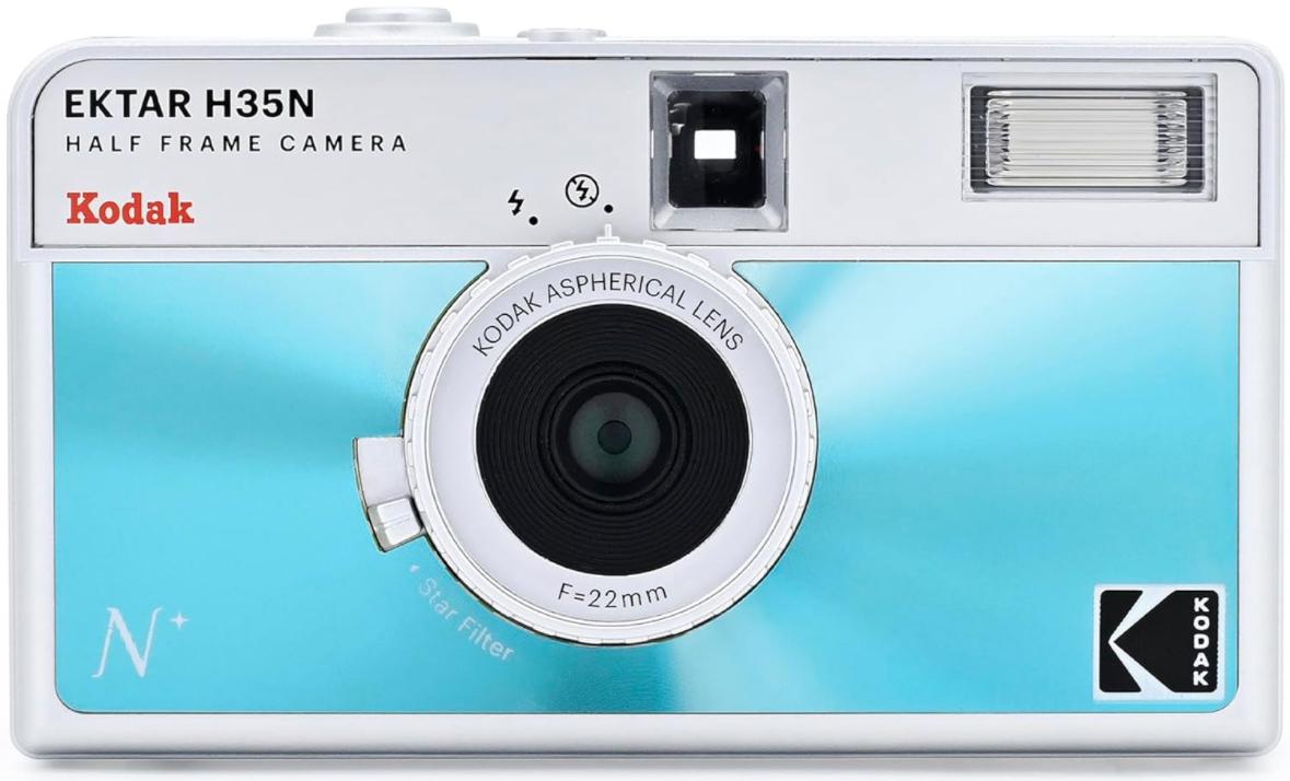 Плівковий фотоапарат Kodak Ektar H35N Half Frame Camera Glazed Blue H 35 N блакитний