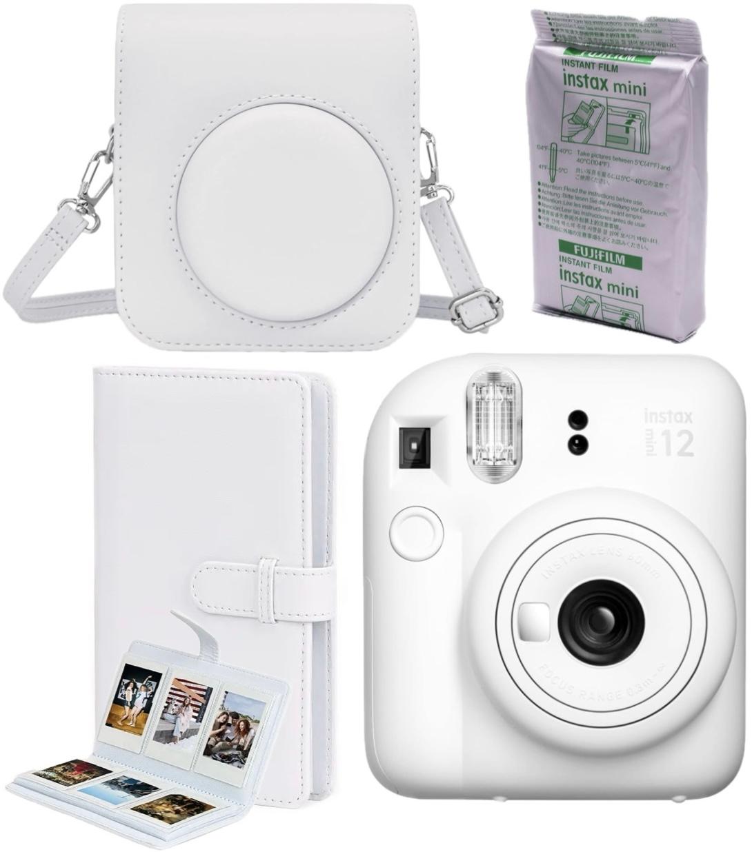 i90842391-cfae4b1b9f2657998f3190393acf6320-1726937546298 Набір Fujifilm INSTAX Mini 12 Clay White Білий Фотокамера миттєвого друку / Фотопапір 10 фото / Чохол / Альбом 108 фото