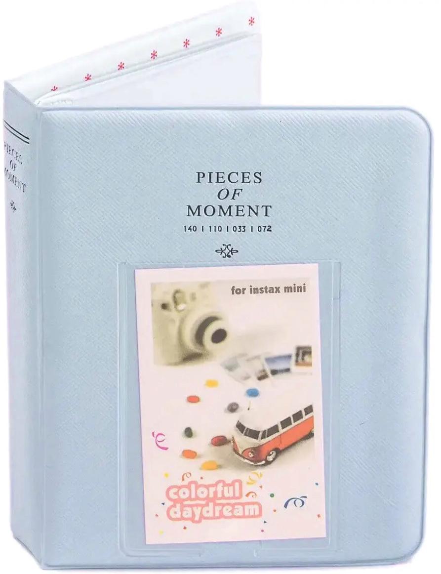 Набір Fujifilm INSTAX Mini 12 Pastel Blue Блакитний Фотокамера миттєвого друку / Фотопапір / Фотопапір10 фото / Чохол прозорий / Альбом 64 фото