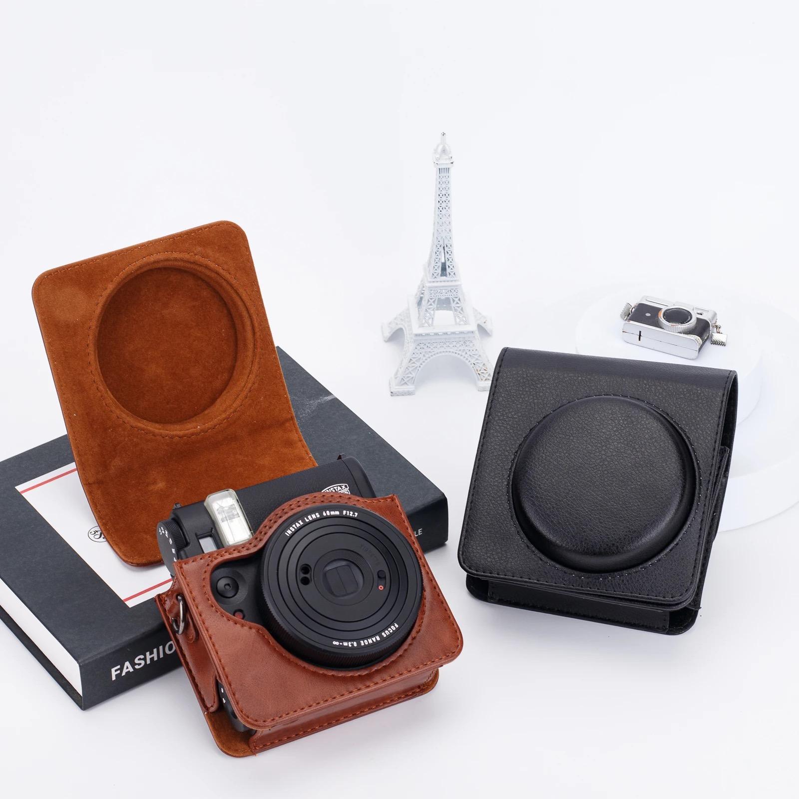 Набір Fujifilm INSTAX MINI 99 Black Чорна Фотокамера миттєвого друку / Фотопапір 20 фото / Чохол коричневий / Альбом 64 фото