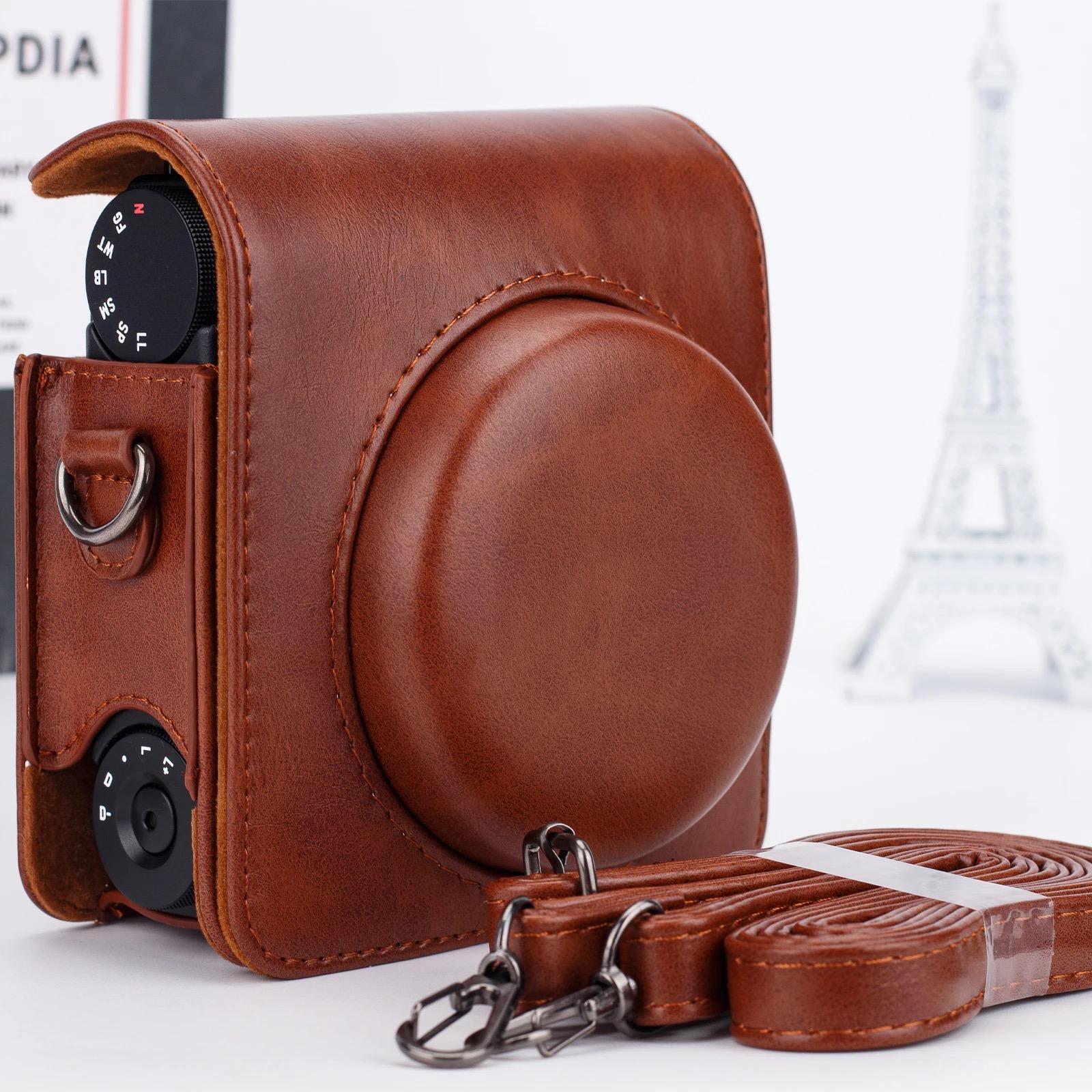 Набір Fujifilm INSTAX MINI 99 Black Чорна Фотокамера миттєвого друку / Фотопапір 20 фото / Чохол коричневий / Альбом 64 фото