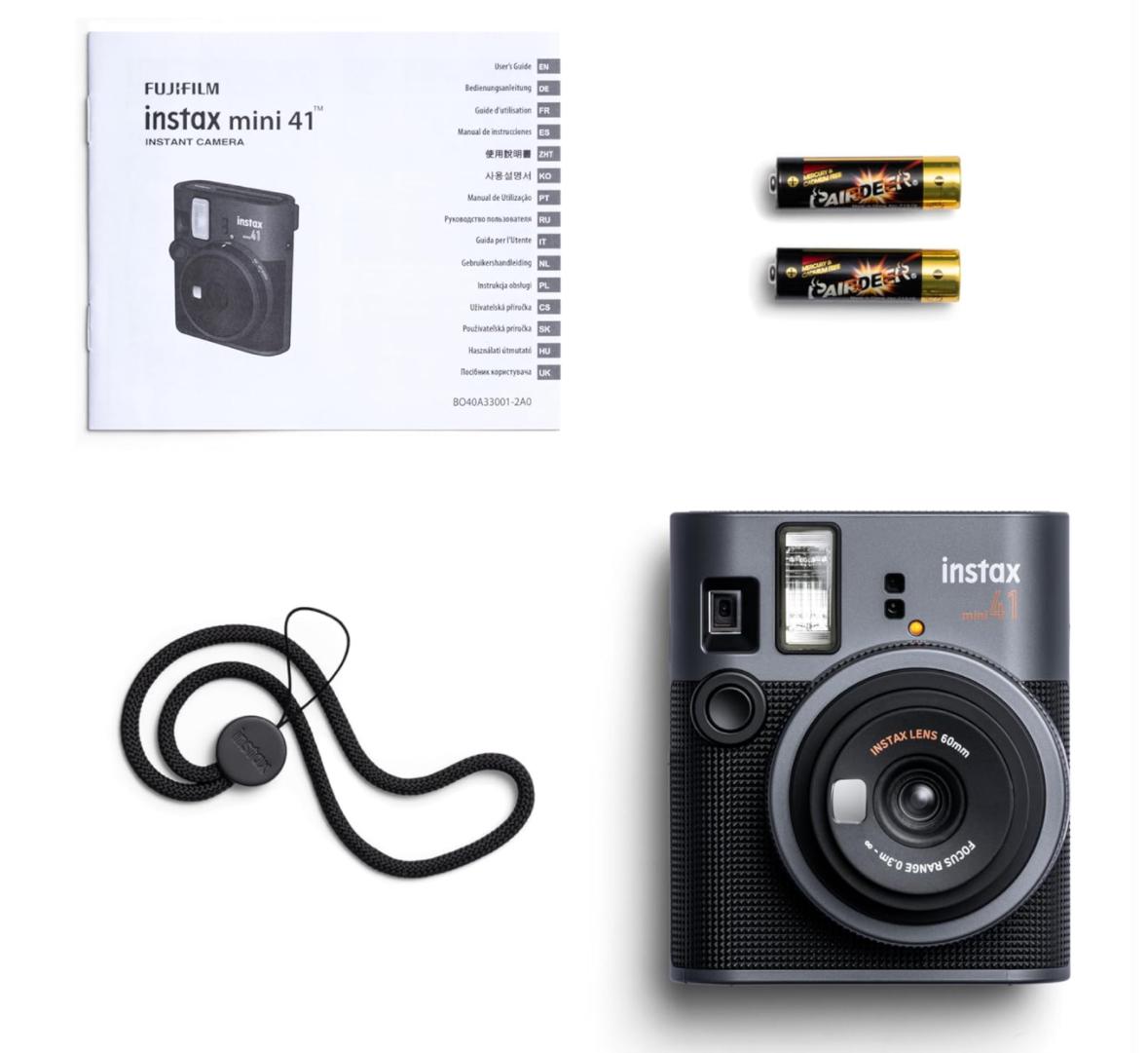 Набір Fujifilm INSTAX MINI 41 Фотокамера миттєвого друку / Фотопапір 60 фото