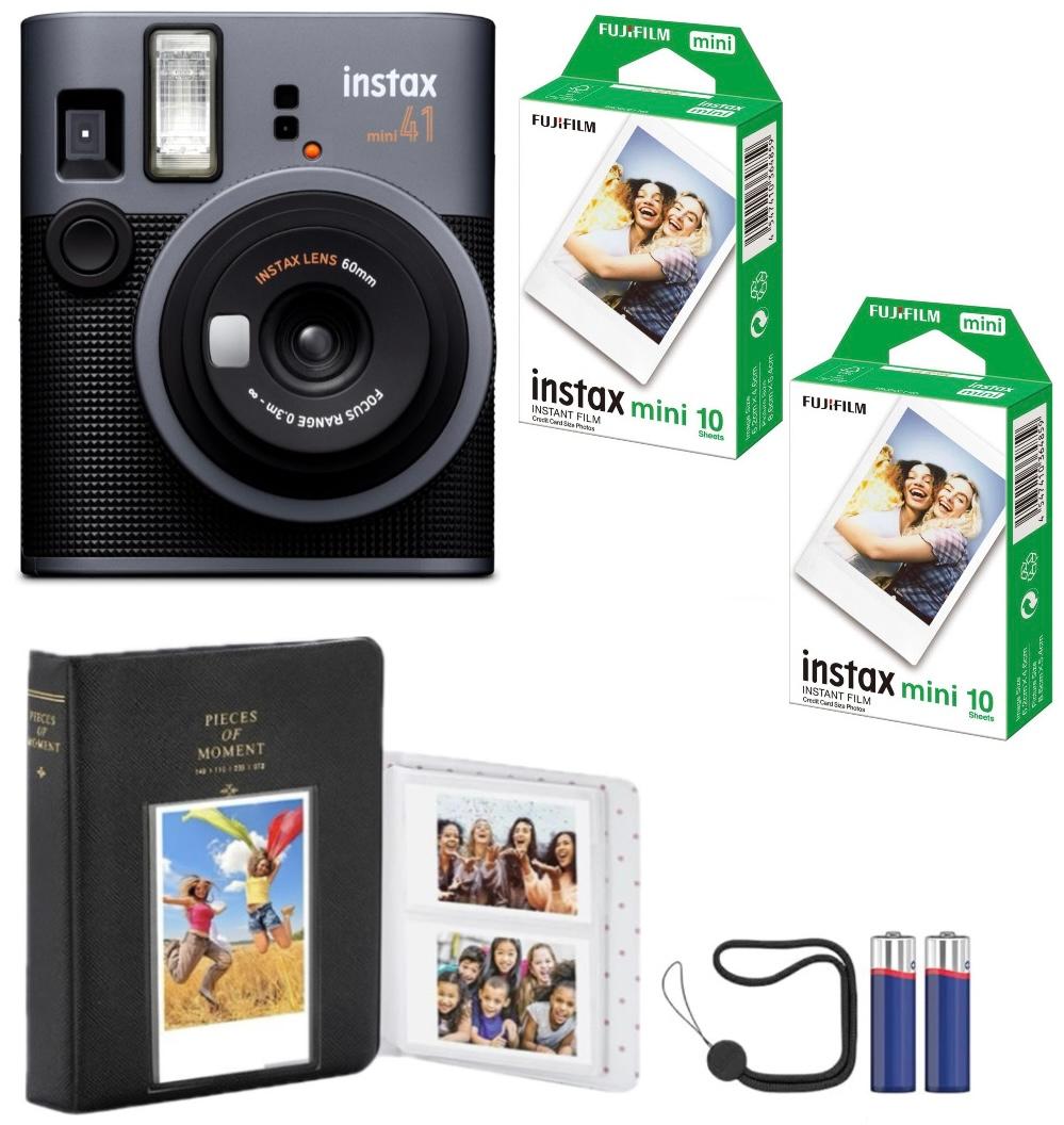 i99671765-acff2234942f5014abfb76f71ee5ce1c-1754647147776 Набір Fujifilm INSTAX MINI 41 Фотокамера миттєвого друку / Фотопапір 20 фото / Альбом 64 фото