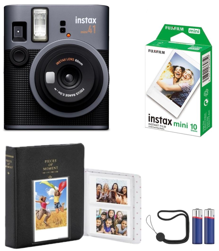 i99682860-60052de4be1aa761bb29662c46fe28e9-1754647005945 Набір Fujifilm INSTAX MINI 41 Фотокамера миттєвого друку / Фотопапір 10 фото / Альбом 64 фото