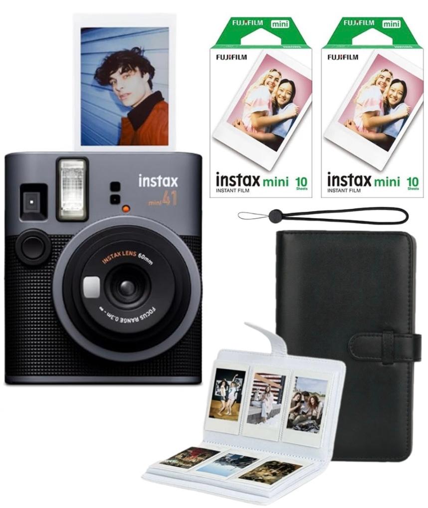 i99707293-d799c972e6cdc29d4c6509ad4ecc1e82-1754647286171 Набір Fujifilm INSTAX MINI 41 Фотокамера миттєвого друку / Фотопапір 20 фото / Альбом 108 фото