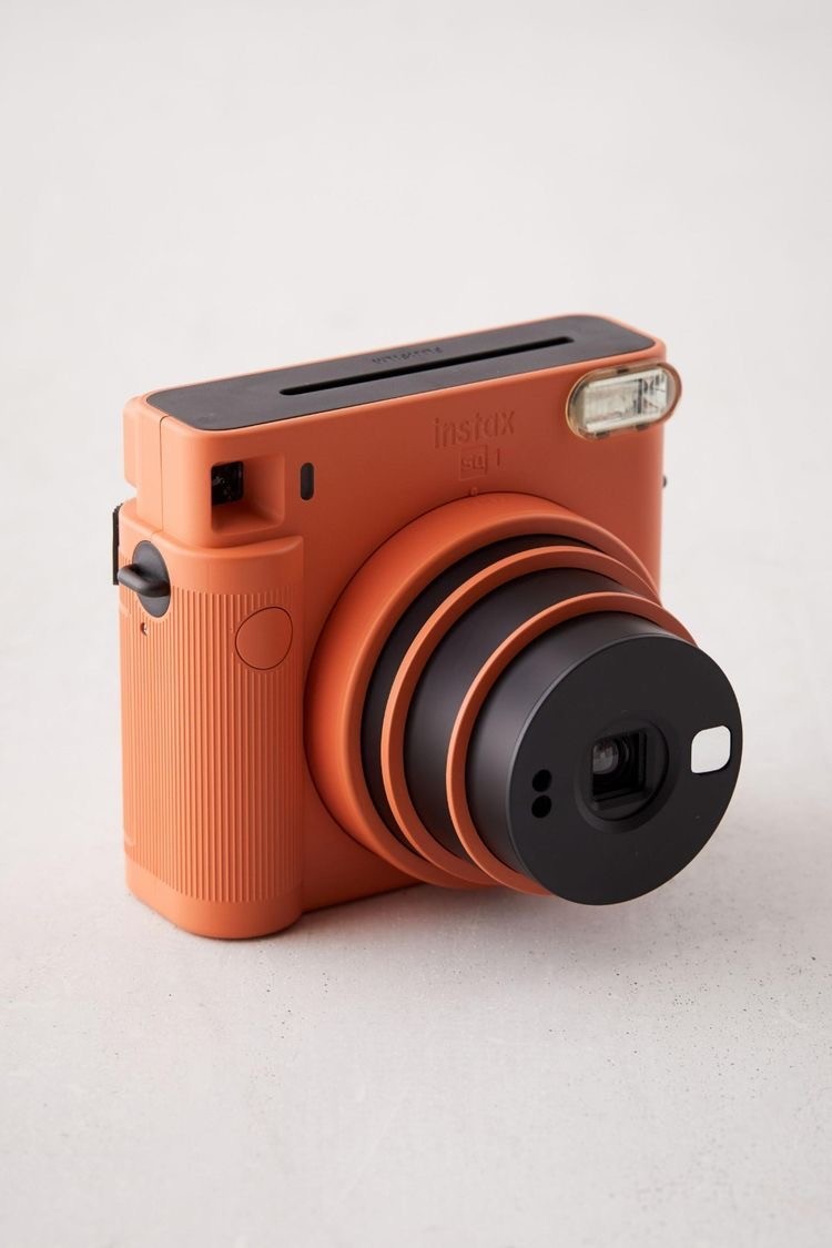 Набір Фотокамера миттєвого друку Fujifilm Instax SQ1 EX D Terracotta Orange Помаранчевий / Фотопапір 10 фото / Чохол / Альбом 80 фото