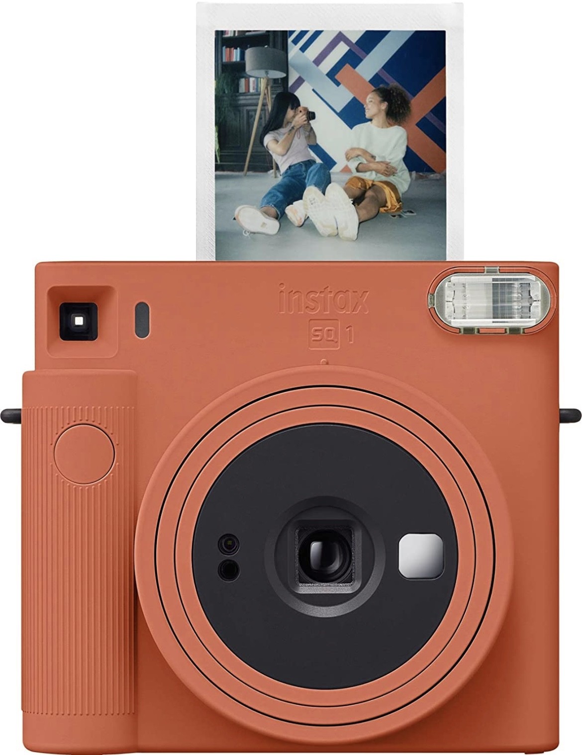 Набір Фотокамера миттєвого друку Fujifilm Instax SQ1 EX D Terracotta Orange Помаранчевий / Фотопапір 10 фото / Чохол / Альбом 80 фото