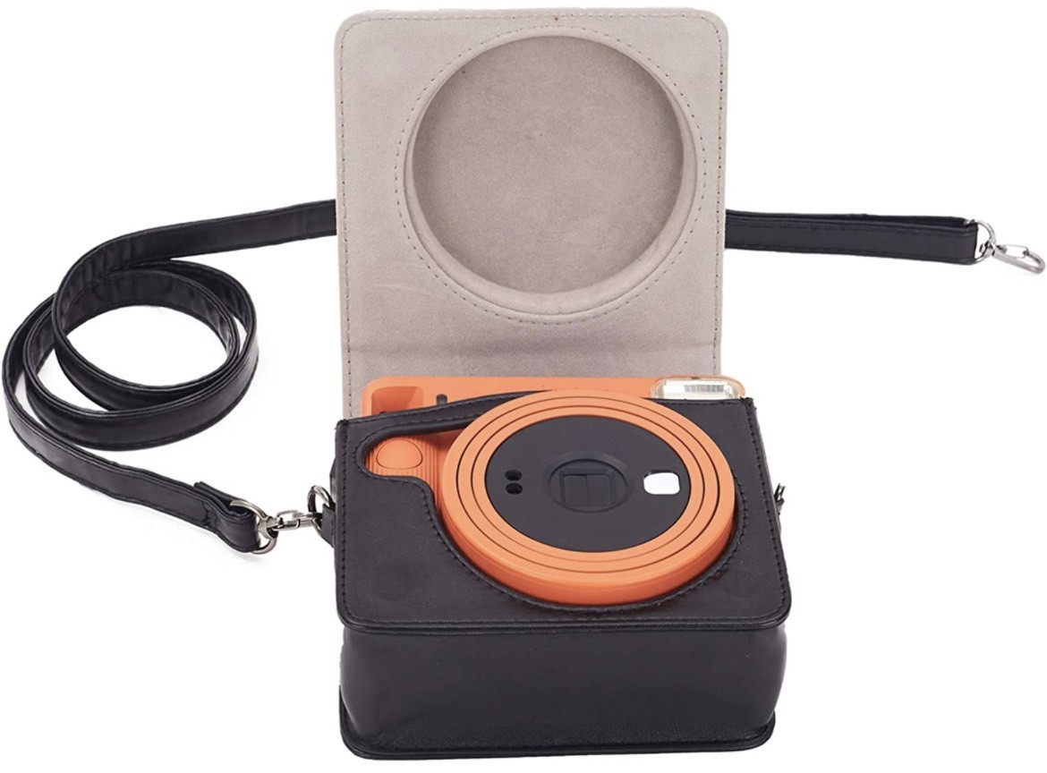 Набір Фотокамера миттєвого друку Fujifilm Instax SQ1 EX D Terracotta Orange Помаранчевий / Фотопапір 10 фото / Чохол чорний / Альбом 80 фото чорний