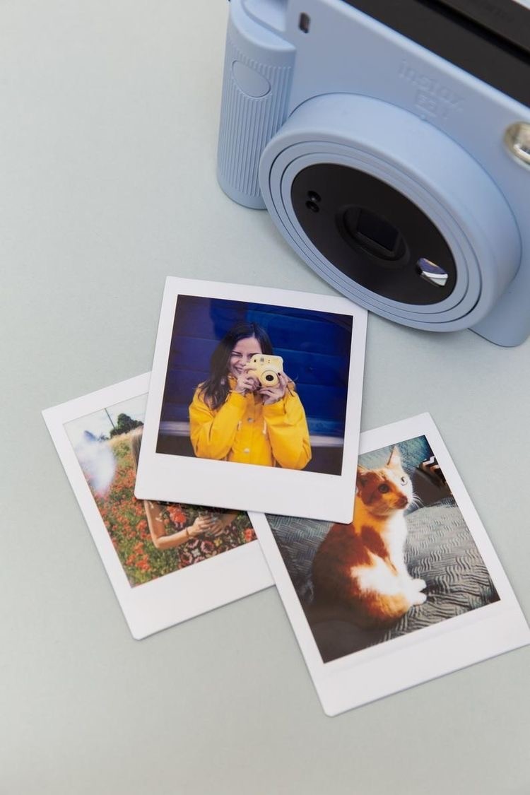 Набір Фотокамера миттєвого друку Fujifilm Instax SQ1 EX D Glacier Blue Блакитний / Фотопапір 20 фото / Чохол / Альбом 80 фото