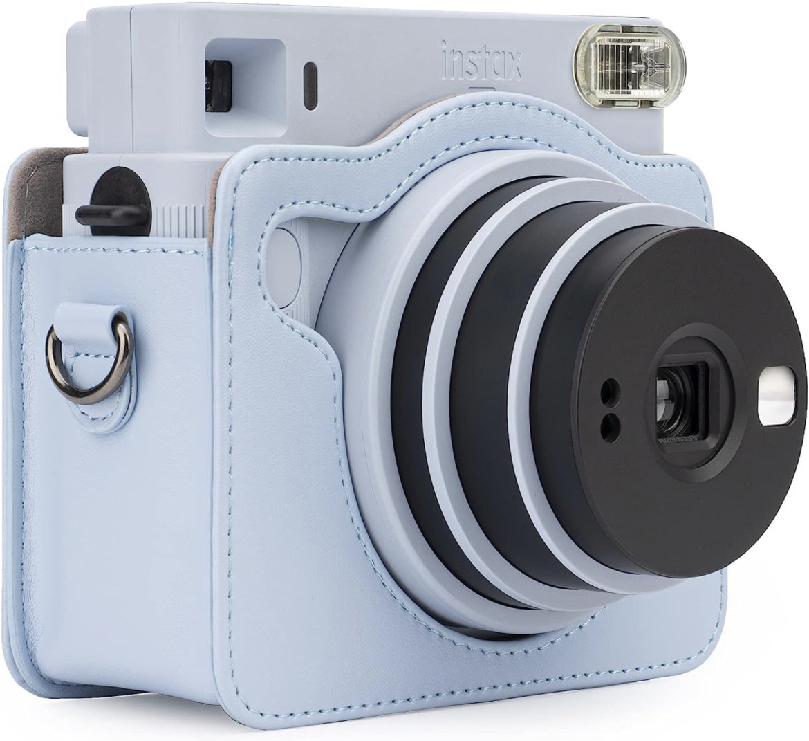 Набір Фотокамера миттєвого друку Fujifilm Instax SQ1 EX D Glacier Blue Блакитний / Фотопапір 20 фото / Чохол / Альбом 80 фото