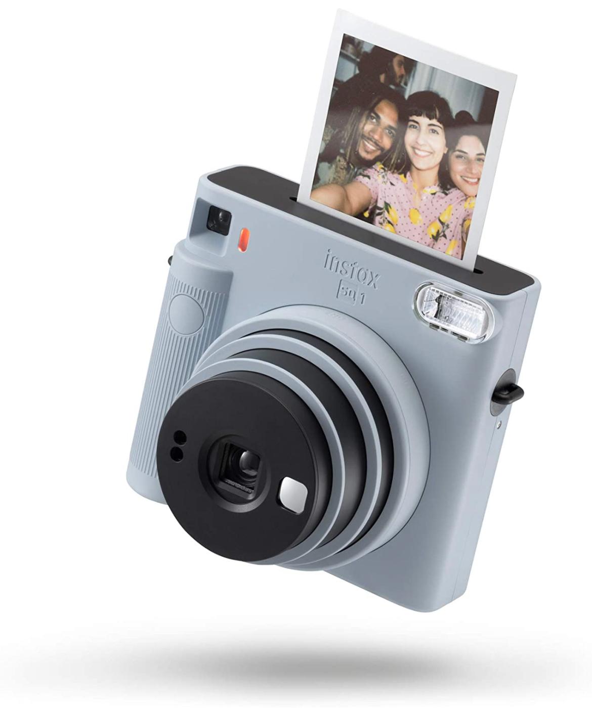 Набір Фотокамера миттєвого друку Fujifilm Instax SQ1 EX D Glacier Blue Блакитний / Фотопапір 20 фото / Чохол / Альбом 80 фото