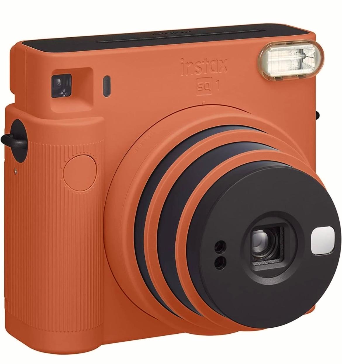 Набір Фотокамера миттєвого друку Fujifilm Instax SQ1 EX D Terracotta Orange Помаранчевий / Фотопапір 20 фото / Чохол / Альбом 80 фото