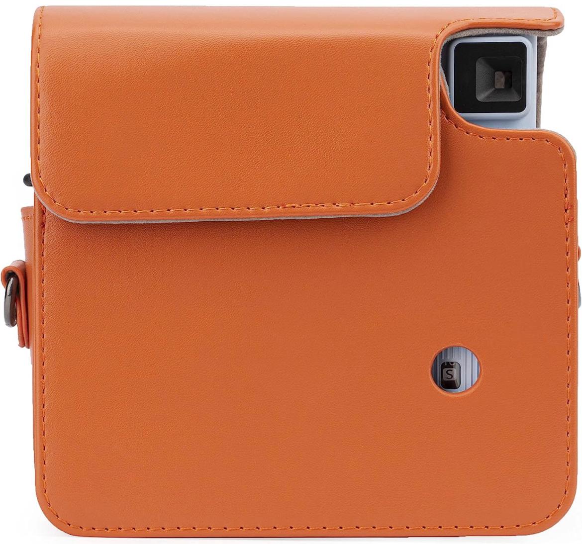 Набір Фотокамера миттєвого друку Fujifilm Instax SQ1 EX D Terracotta Orange Помаранчевий / Фотопапір 20 фото / Чохол / Альбом 80 фото