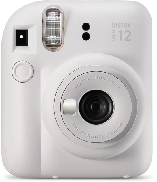 Набір Fujifilm INSTAX Mini 12  Clay White Білий Фотокамера миттєвого друку / Фотопапір 20 фото / Чохол / Альбом 64 фото