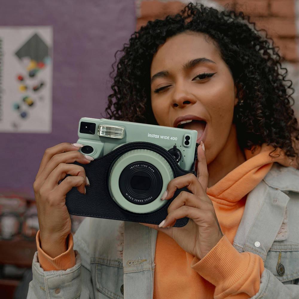 Чохол для фотокамери FujiFilm INSTAX WIDE 400 Чорний (Black)