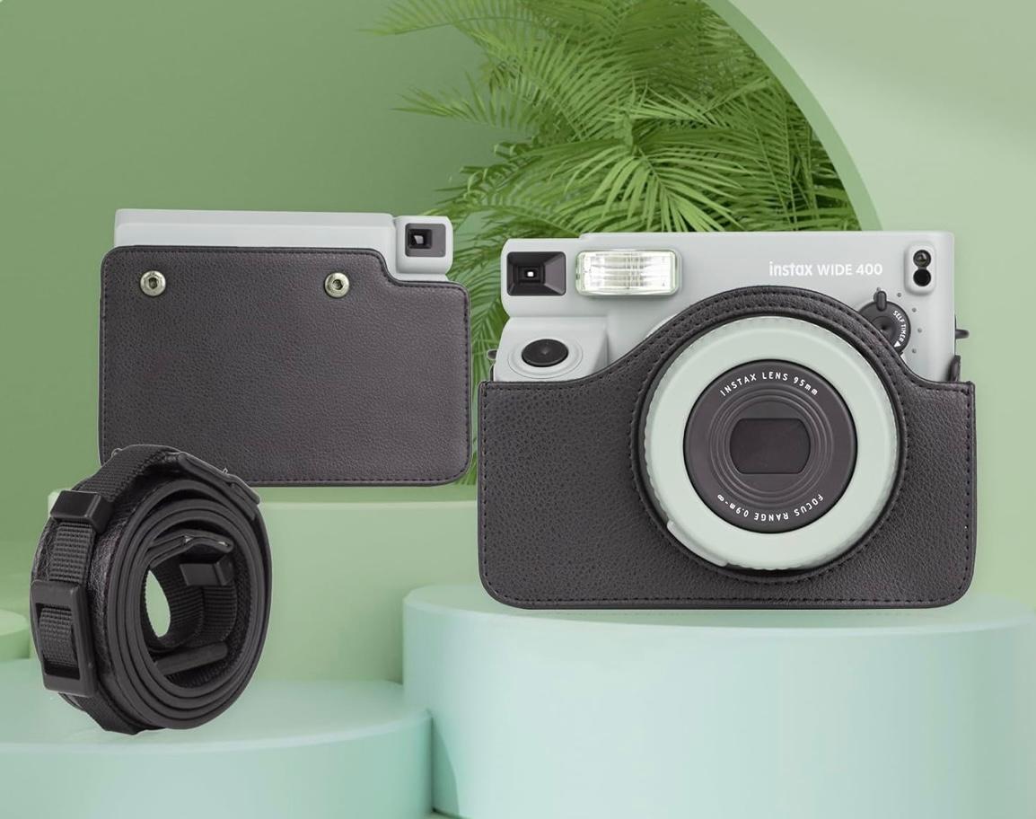 Чохол для фотокамери FujiFilm INSTAX WIDE 400 Чорний (Black)