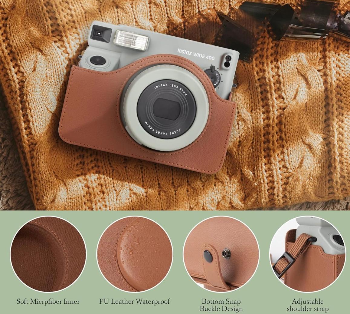 Чохол для фотокамери FujiFilm INSTAX WIDE 400 Brown (Brown)