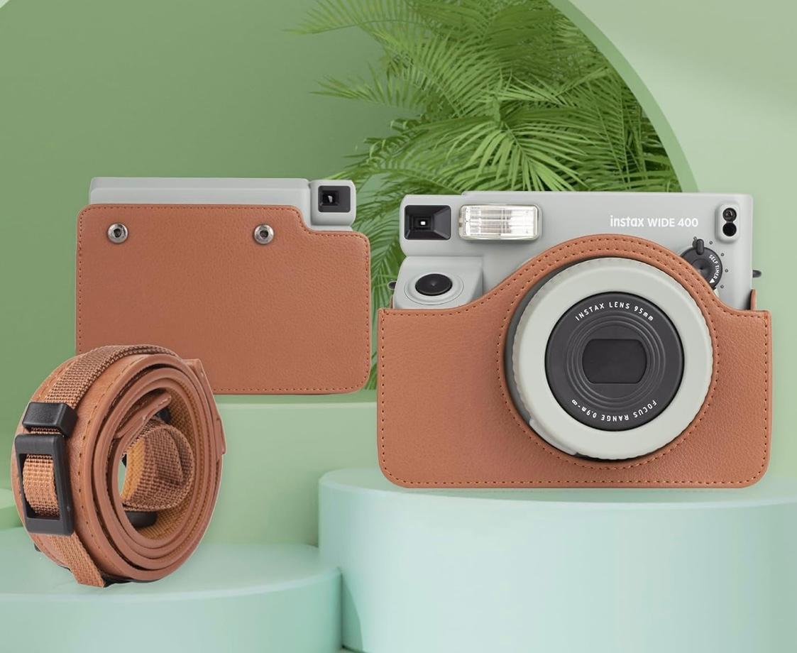 Чохол для фотокамери FujiFilm INSTAX WIDE 400 Brown (Brown)